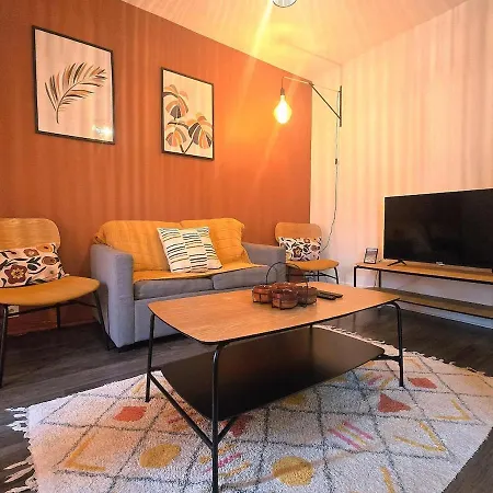 Le Terracotta Events - 5 Pers. - Centre-ville - Wifi Apartmán *